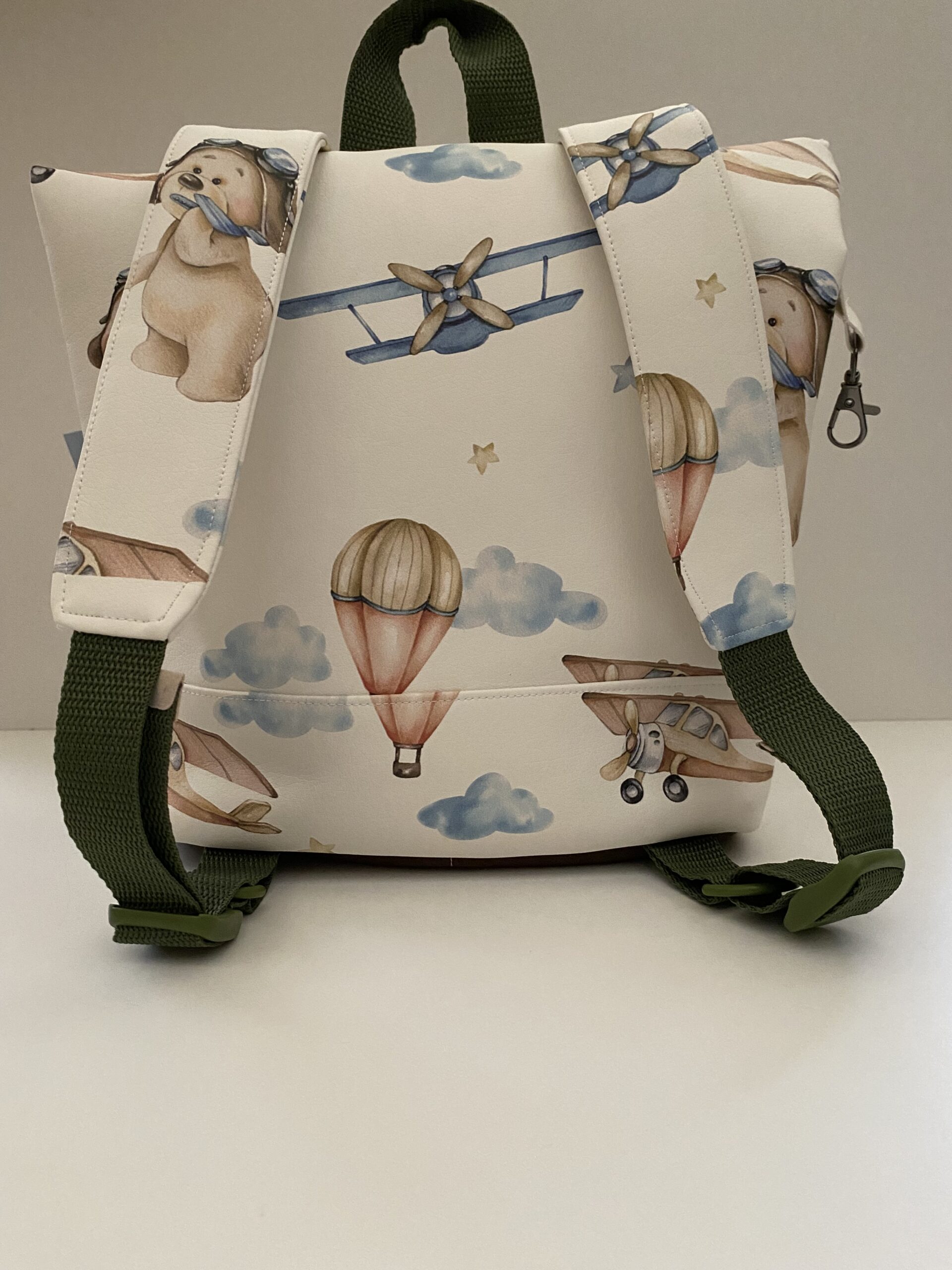 Kinderrucksack "Bär fliegt Doppeldecker" – Bild 3