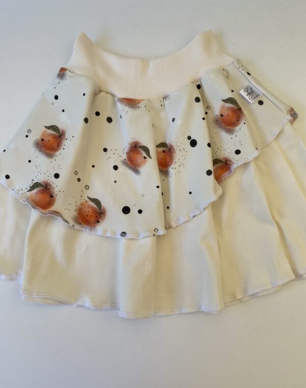 Kinderrock aus Jersey – „Peach Love“ – Größe 110