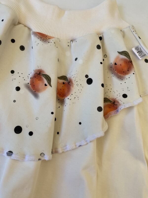 Kinderrock aus Jersey – „Peach Love“ – Größe 110 – Bild 2