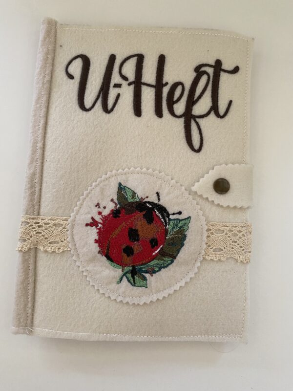 U-Heft-Hülle"Marienkäfer"