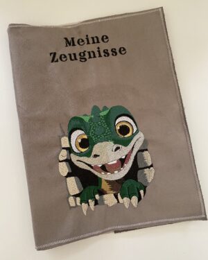Zeugnismappe "Dino-Motiv"