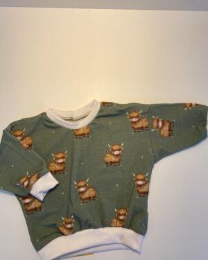 Baby Pullover "Highland Cows" Größe 68
