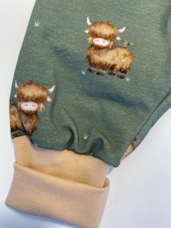 Baby-Pumphose „Highland Cows“ – Größe 62/68 – Bild 2