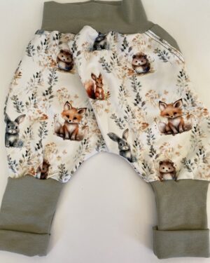 Baby- und Kinderhose "Tiermotiv" - Größe 80-92