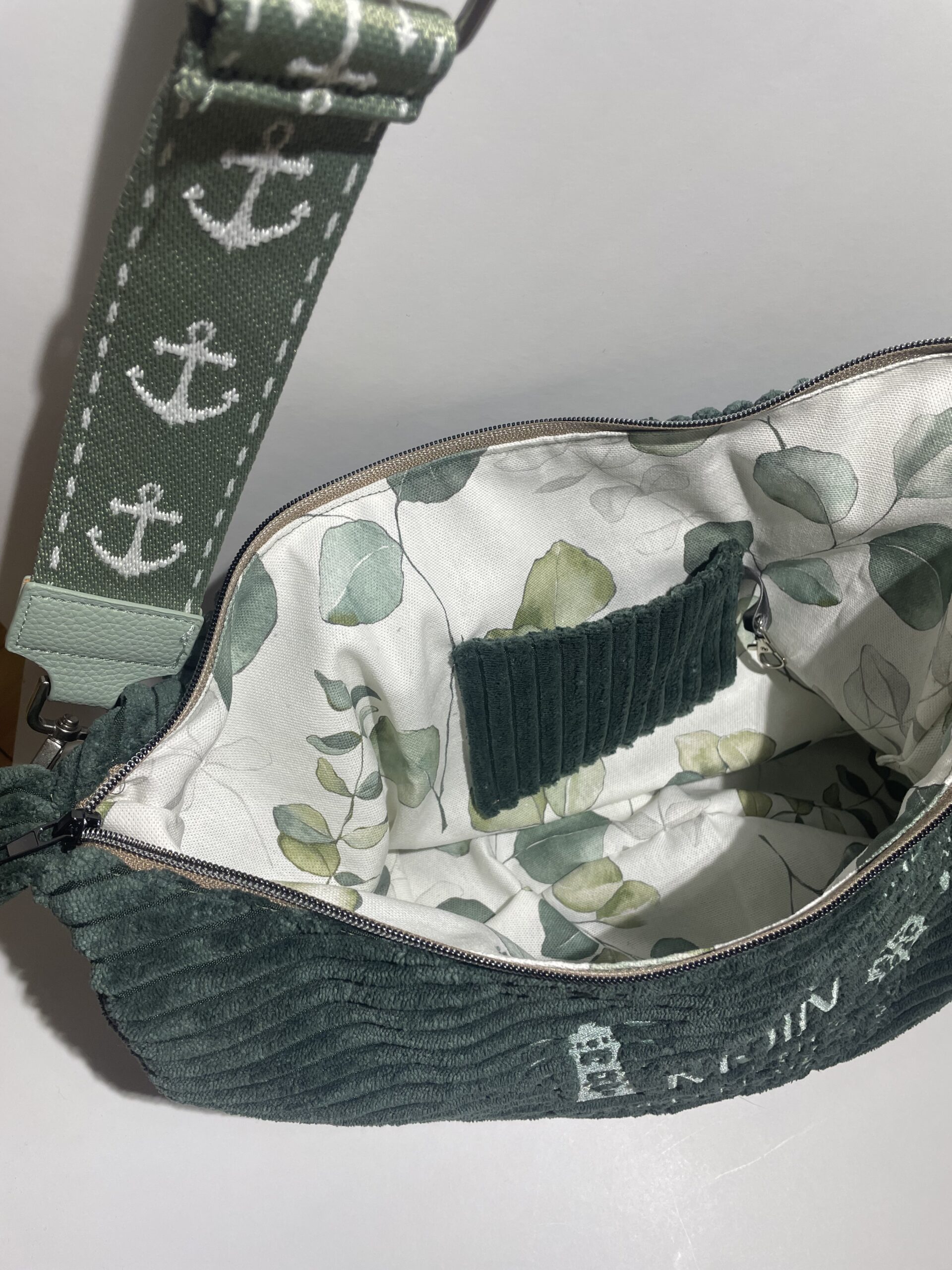Schultertasche „Moin“ – Maritimes Design